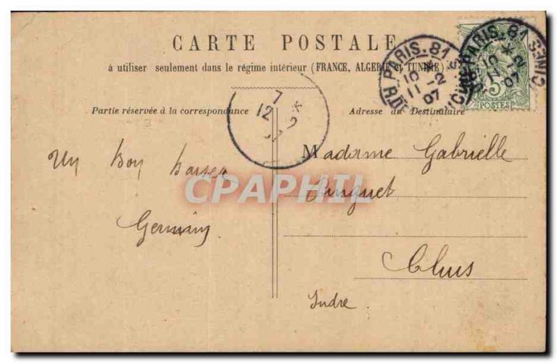 Paris Old Postcard Moulin Rouge