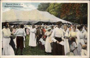 Redpath Chautauqua Crowd - New York? c1920 Postcard