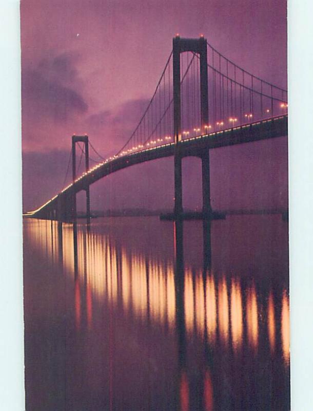 Pre-1980 BRIDGE SCENE Deepwater New Jersey To Wilmington Delaware DE H7990