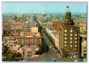 1980 Aerial View Glimpse of Hoping Road Per Avion Stamp Vintage Postcard