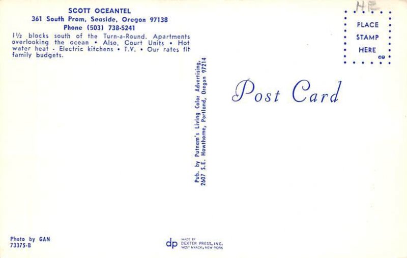 Scott Oceantel Seaside, Oregon OR