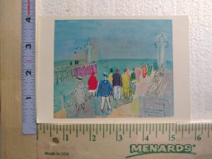 Postcard The Pier At Deauville By Dufy, Deauville, France