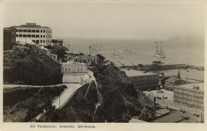 chile, VALPARAISO, Depósito Marineros (1930s) RPPC Postcard