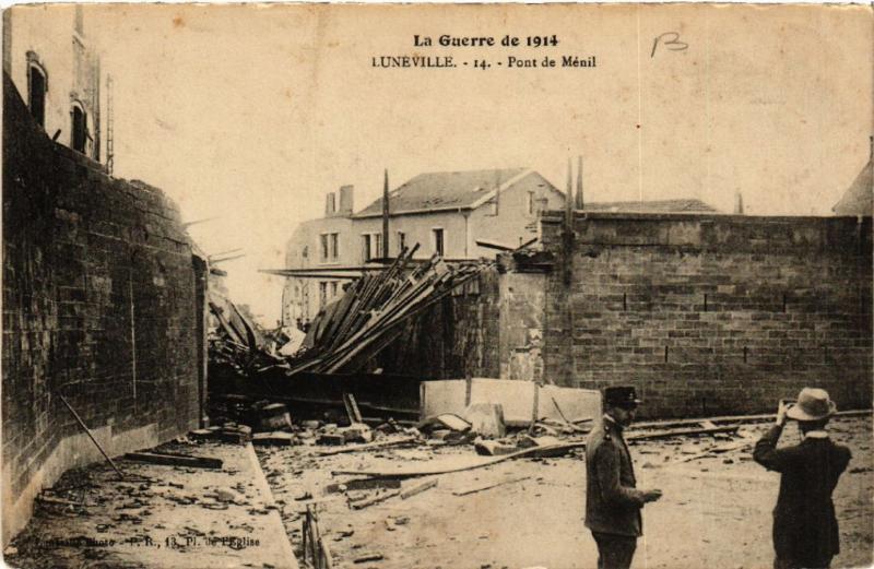 CPA LUNEVILLE- Pont de Ménil (483646)