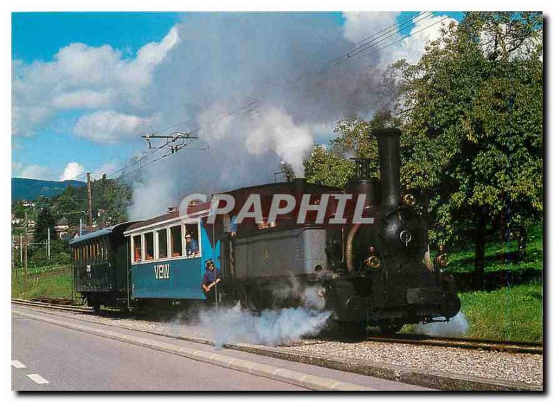 Postcard Modern Locomotive G 3 3 Issue 6 Blonay Chamby