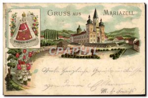 Old Postcard Gruss Aus Mariazell