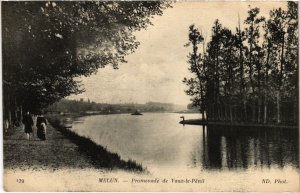 CPA MELUN Promenade de Vaux-le-Penil (1299885)