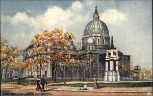 Montreal Quebec Church Vintage Postcard