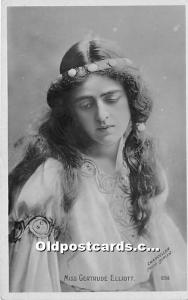 Miss Gertrude Elliott Theater Actor / Actress 1905 