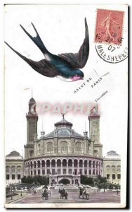 Old Postcard Paris Trocadero Hi Swallow