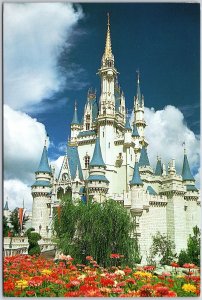 1990 Cinderella Castle Magic Kingdom Landmark Way To Fantasy Land Postcard