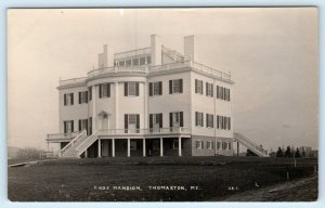 RPPC THOMASTON, Maine ME~ General Henry KNOX MANSION Knox County 1930s  Postcard