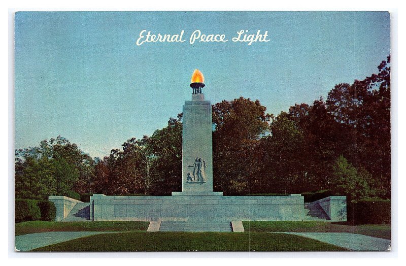 Eternal Peace Light Memorial Gettysburg Pennsylvania Postcard