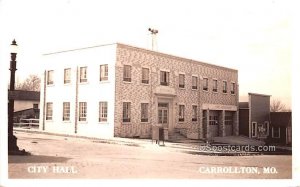 City Hall - Carrollton, Missouri MO Postcard