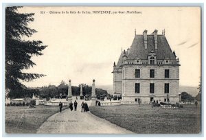 c1910 Castle Of The Callac's Gree Monteneuf France Antique Postcard