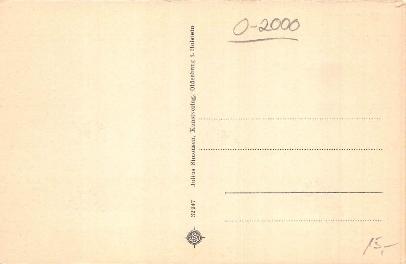 Germany Neubrandenburg Treptower-tor Gate vintage postcard.