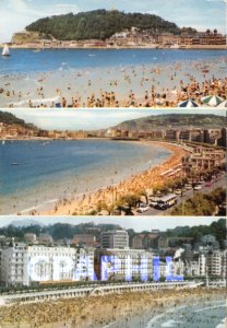 Postcard Modern SAN SEBASTIAN
Vistas de la Playa de la Concha