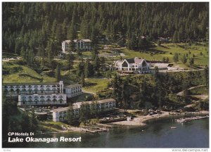 Aerial view,  CP Hotels,  Lake Okanagan Resort,  Kelowna,  B.C.,  Canada,   5...