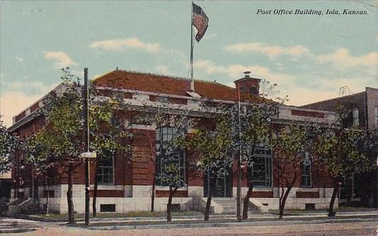 Post Office Building Iola Kansas 1913