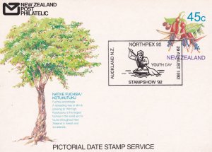 Auckland Youth Day Northpex 92 Stamp Show Rowing New Zealand FDC