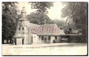 Old Postcard Honfleur Our Lady of Grace