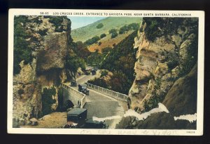 Santa Barbara, California/CA Postcard, Los Cruces Creek, Gaviota Pass Entrance