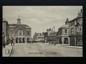 Buckinghamshire HIGH WYCOMBE Town Hall, Church Street c1905 Postcard by Frith