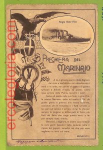 af7235 - VINTAGE POSTCARD Postcards - 1910 - SHIP Regia Nave Pisa NAVI-