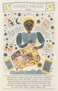 Harriet Powers Astronomy Quilter American Folk Artist Postcard