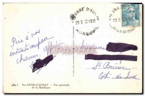 Old Postcard Sainte Anne d & # 39Auray General of the basilica View