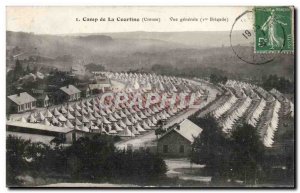 Old Postcard Camp of Courtine General view