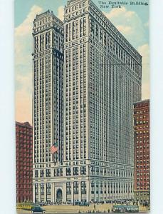 Unused Divided-Back EQUITABLE BUILDING New York City NY hn9772