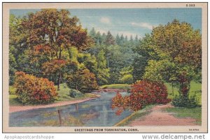 Connecticut Greetings From Torrington 1946 Curteich