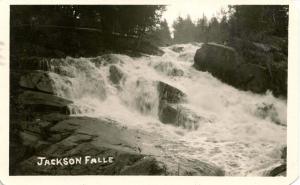 NH - Jackson. Jackson Falls    *RPPC