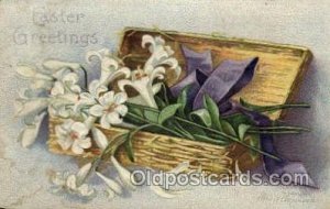 Artist Ellen Clapsaddle, Happy Easter Unused crease left bottom corner, some ...