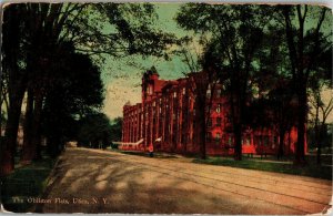 The Olbiston Flats Building, Utica NY c1912 Vintage Postcard E50