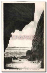 Old Postcard Presqu island of Quiberon La Breche Port Blanc