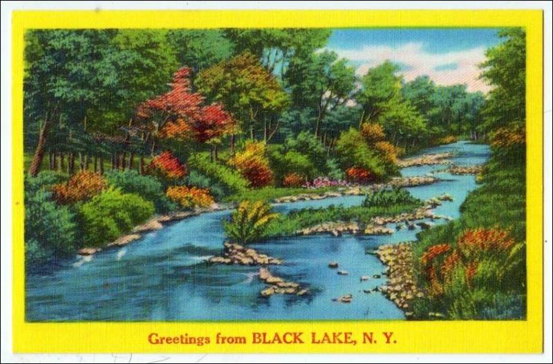 Greetings from Black Lake NY