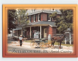 Postcard Amish Country, Intercourse, Pennsylvania