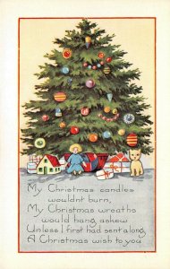 LP35   Christmas Tree Postcard Whitney Publisher 