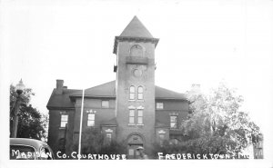 Fredericktown Missouri 1950s RPPC Real Photo Postcard Madison County Court House