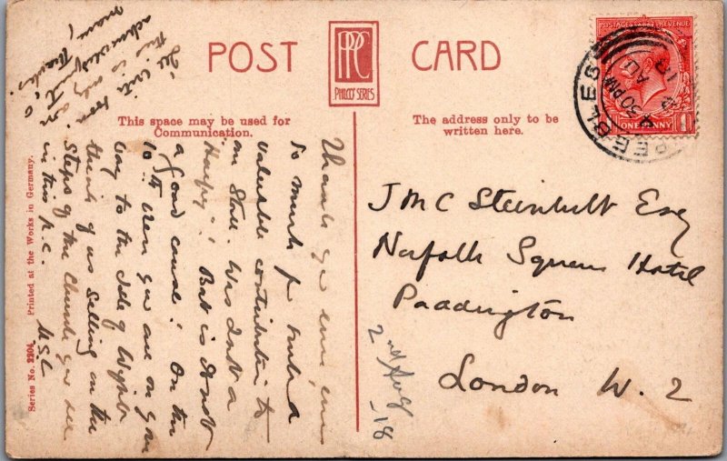 Scotland Postcard - Peebles High Street Looking West  SW16101