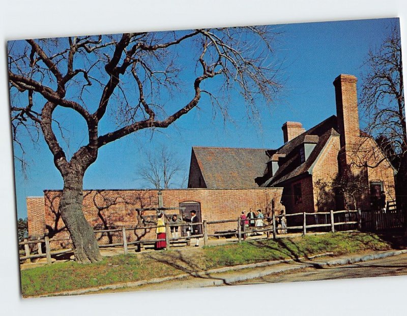 Postcard The Public Gaol, Williamsburg, Virginia