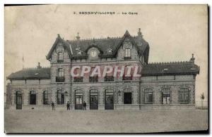 Postcard Old Train Gennevilliers