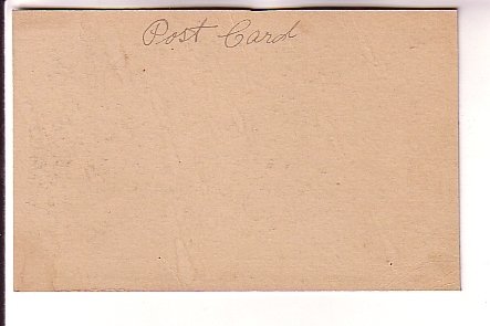 Public Library Boston Massachusetts, Hand-Written Back