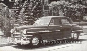 1949 Chrysler Windsor 4 Door Sedan Automotive, Auto, Car Unused 