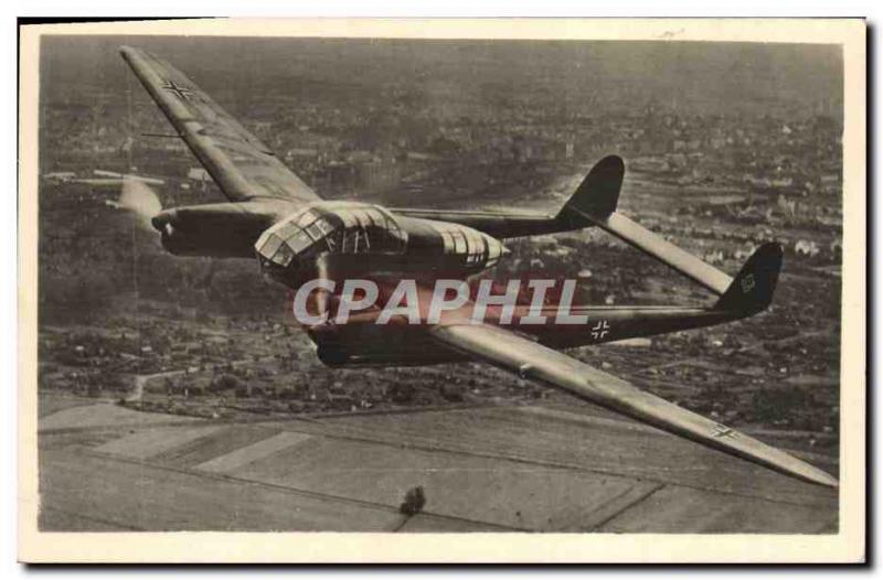 Postcard Modern Army Focke Wulf FW 189 Nahaufklarer Jet Aviation