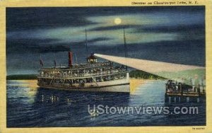 Steamer in Chautauqua Lake, New York