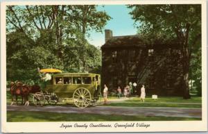 Greenfield Village - Logan County Courthouse, Dearborn Michigan horse carriage