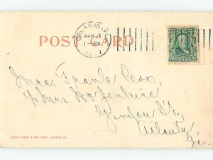 Pre-Chrome PICKING FLORIDA ORANGES Postmarked Orlando Florida FL AH5875